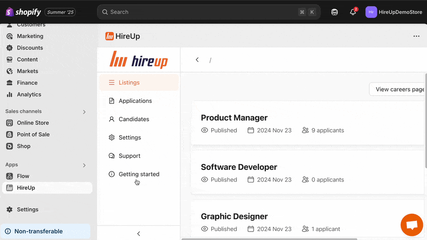 Adding a navigation link to the menu